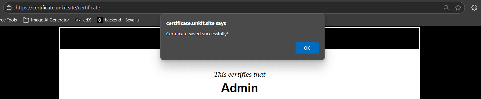 Downloading Certificates