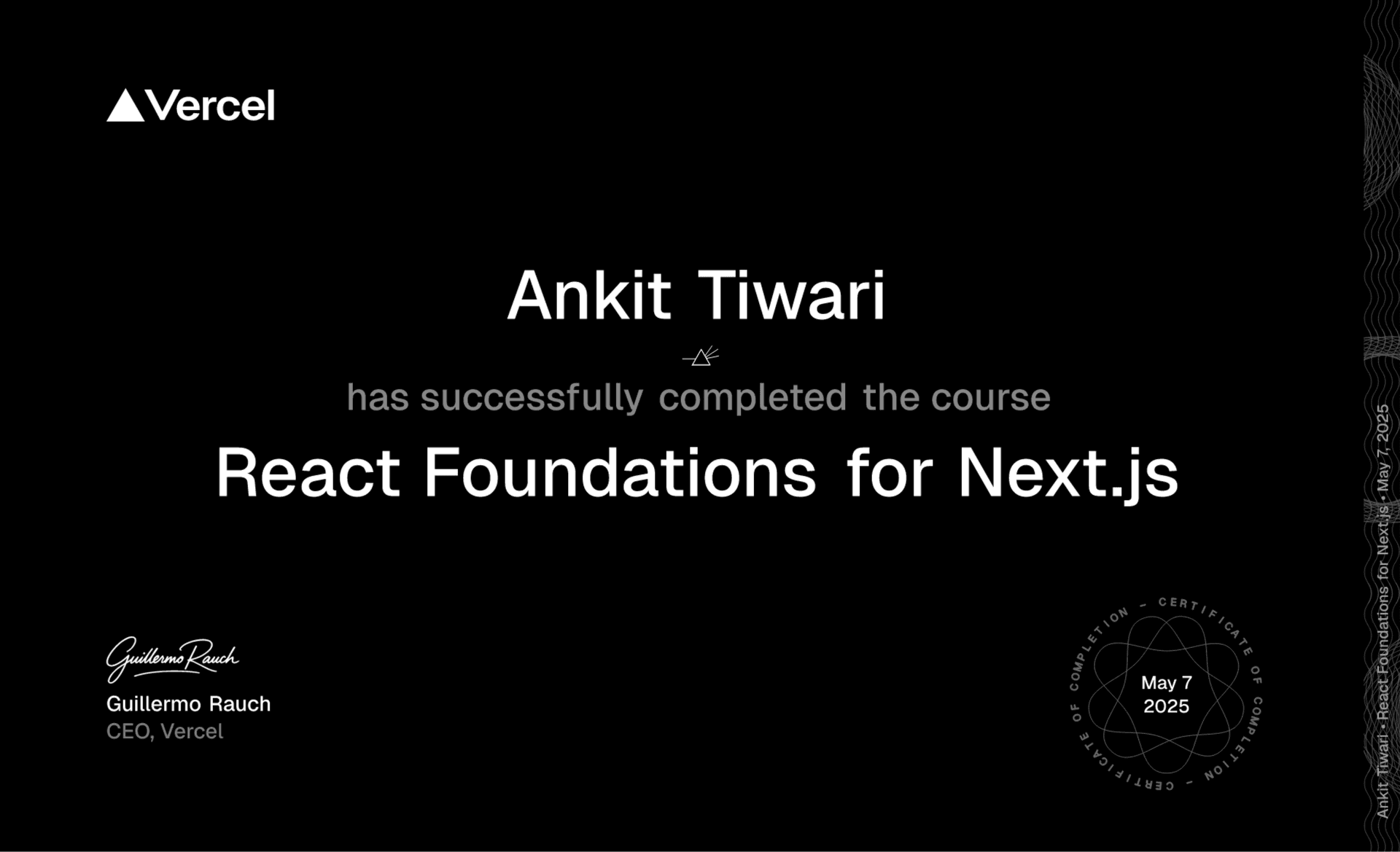 React Foundation from Vercel