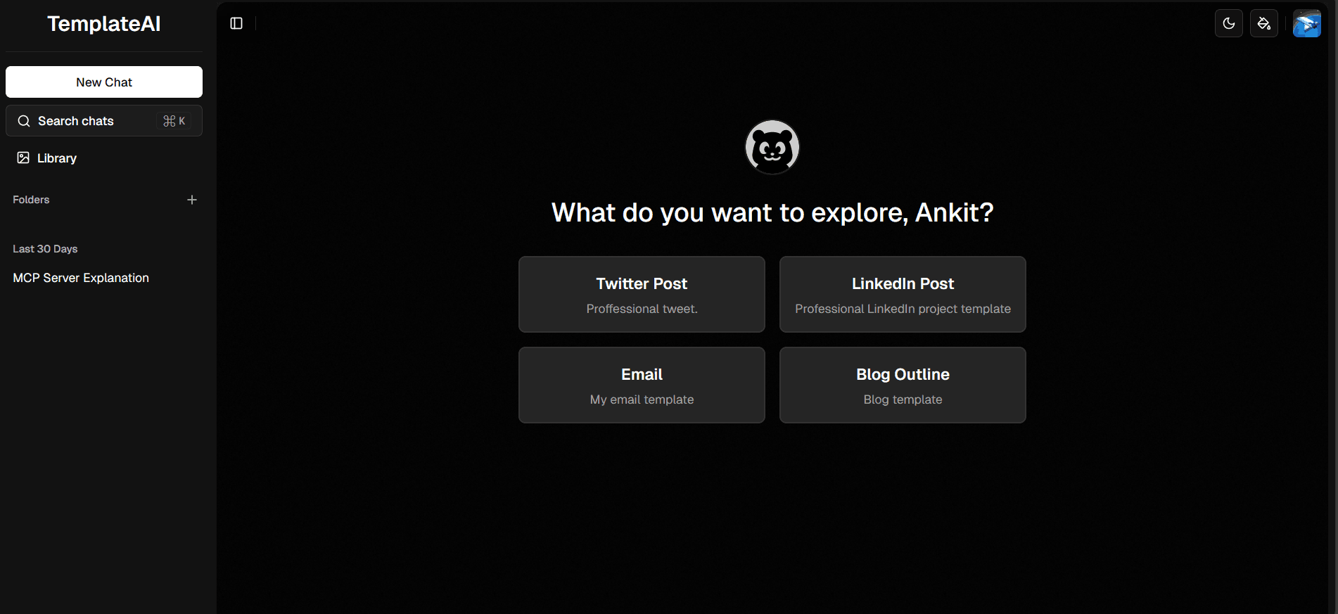Projected UI