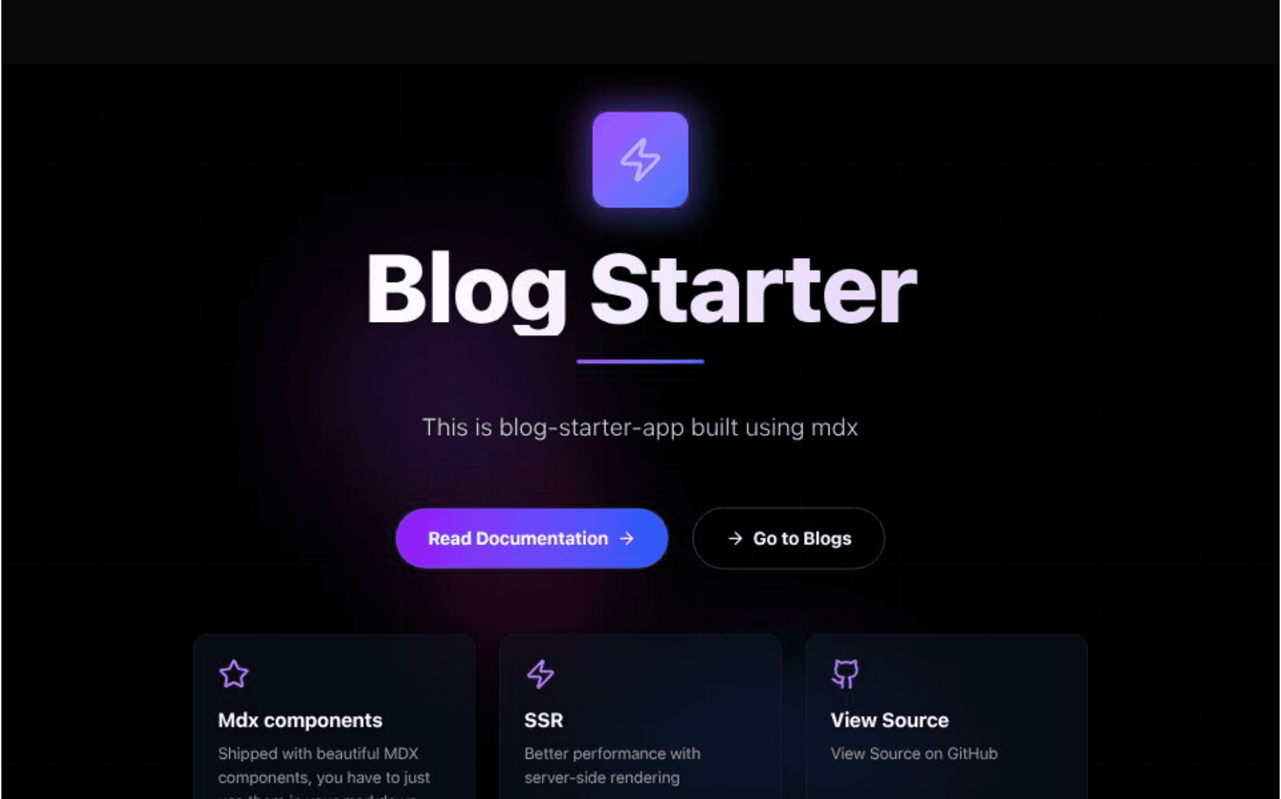 Blog Starter